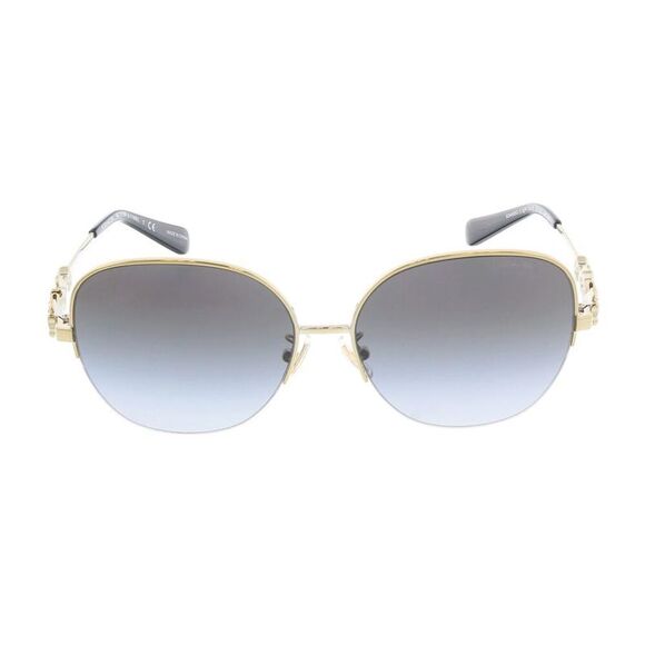 Coach 0HC7118B 93468G57 Light Gold Full rim Round Sunglasses - Picture 2 of 4